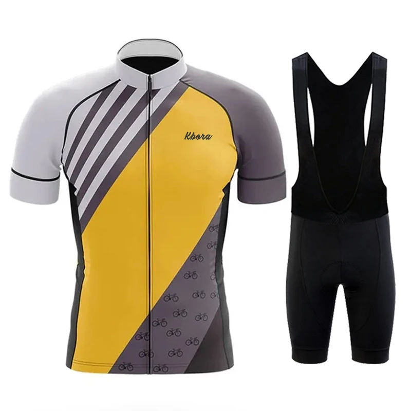 2024 Quick dry Cycling 2024 New Men's and Women's Jersey and Shorts Set T-Shirt Colored