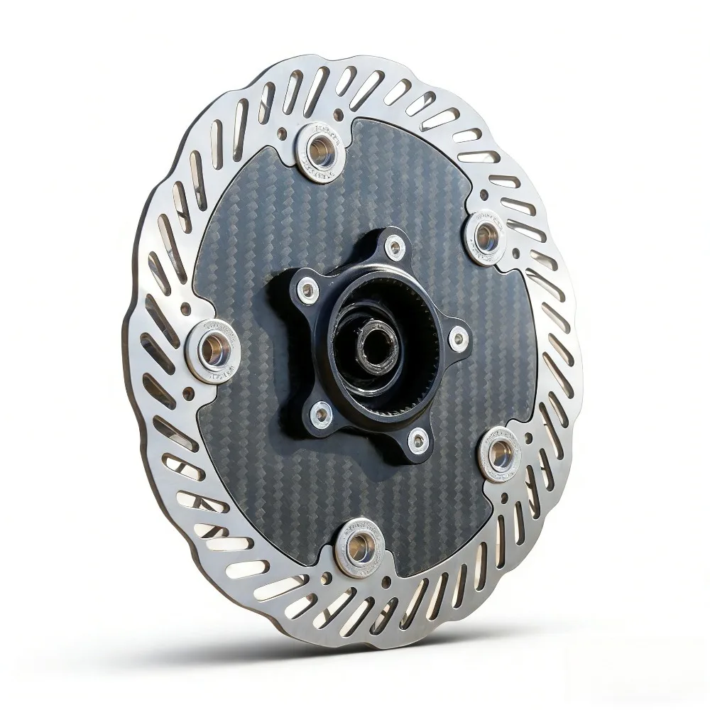 

Ультралегкий карбоновый плавающий тормозной ротор Centerlock 140/160 мм для горного велосипеда