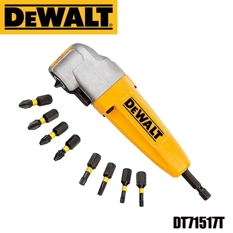 Imagem -04 - Dewalt-ângulo Direito Torsion Broca Fixação Multipurpose Altamente Durável Impact Driver Acessórios Original 90 ° Dwara120 Dt71517t