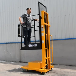 factory price 24V 210Ah DC 300Kg 3.5m self propelled electric driving Logistics Park goods picker