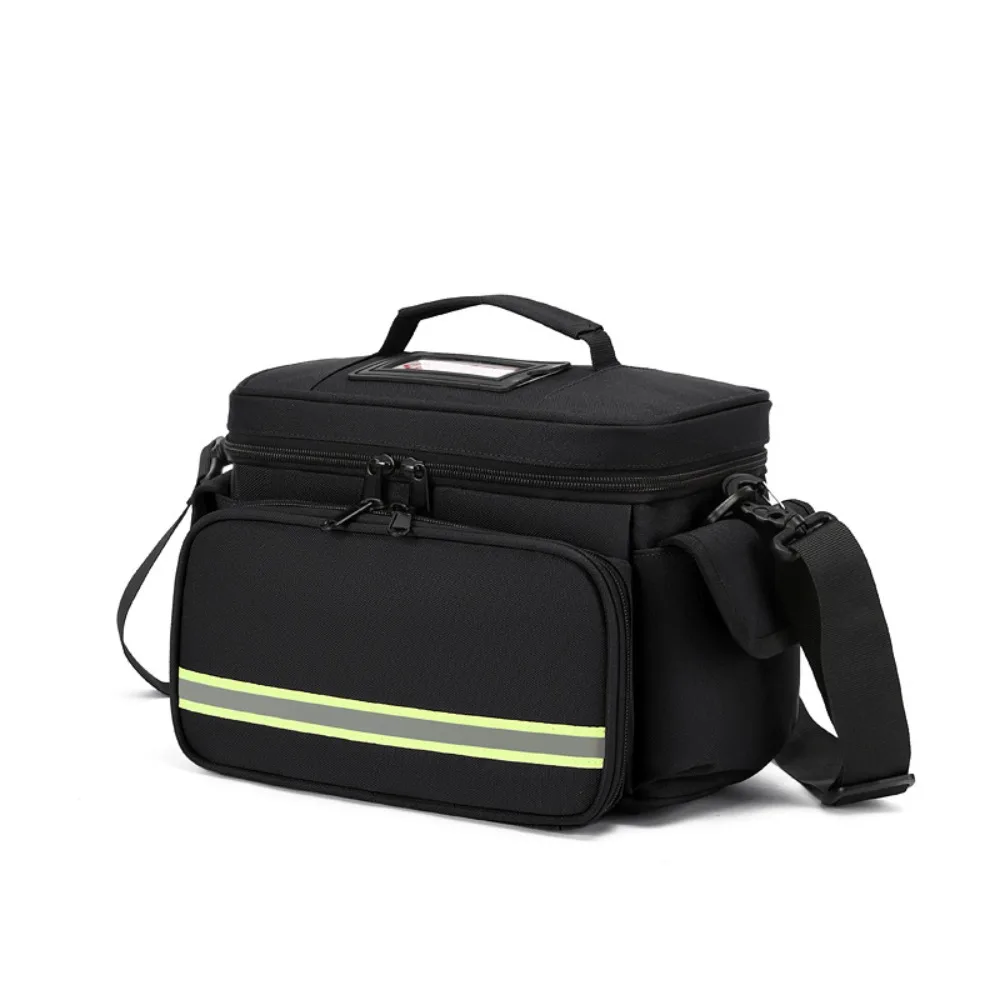 

Waterproof Double Layer Medicine Bag Emergency Rescue Large Capacity Emergency Trauma Bag Reflective Handle