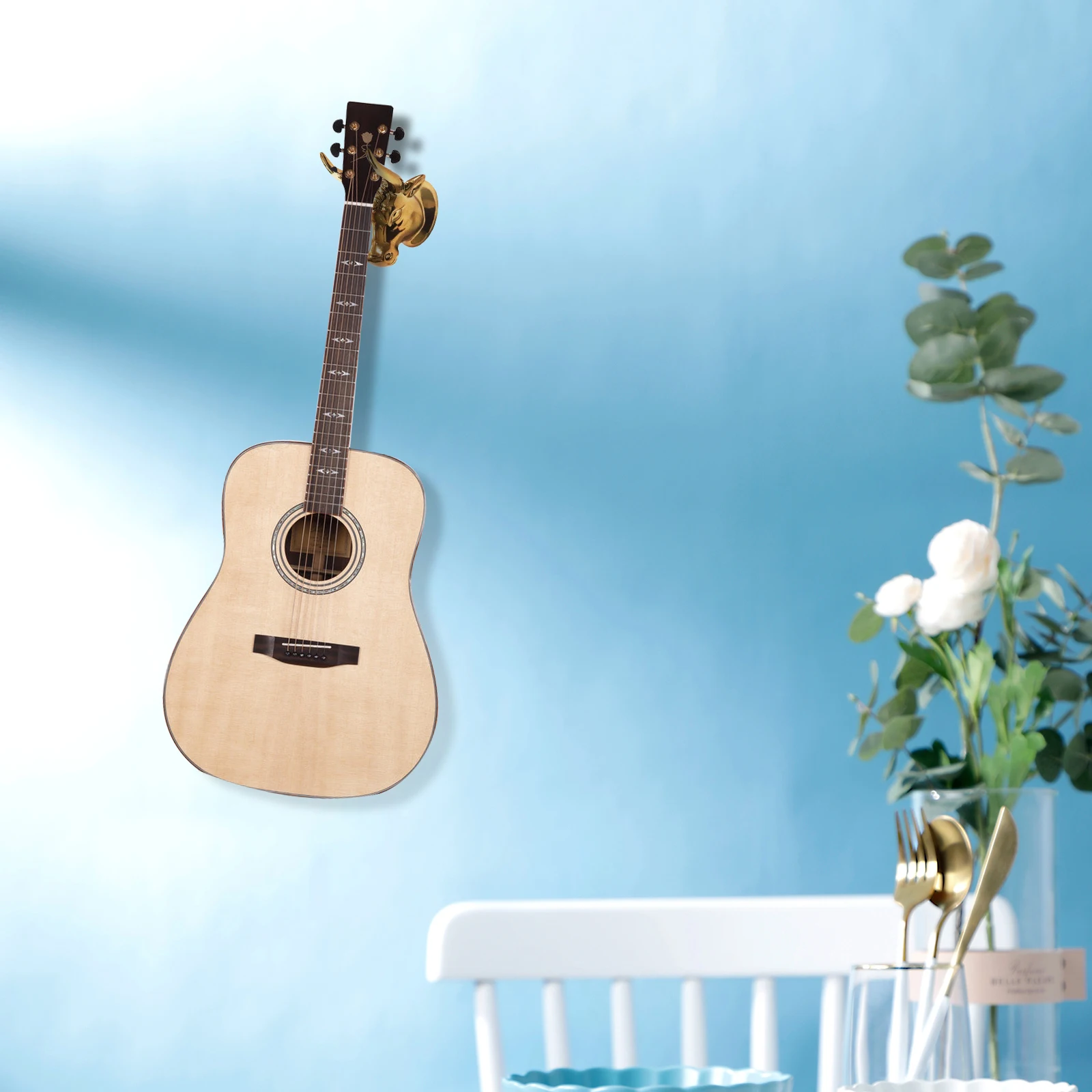 

Guitar Hook Instrument Wall Mount Ukulele Hangers Hanging Accessories Abs Pretty