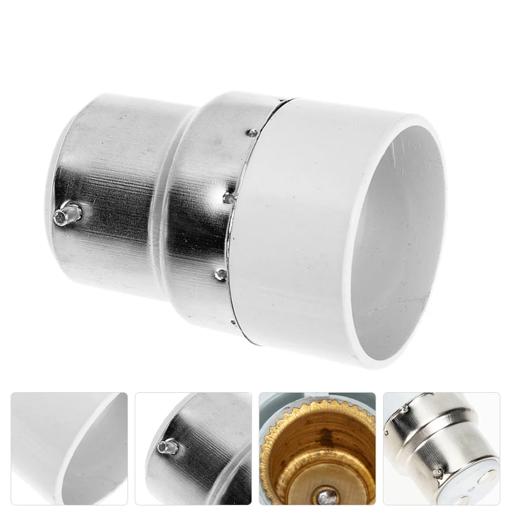 

4Pcs Light Bulb Socket Converter B22 to E14 Adapter High Temperature Resistance Lamp Base Converter for Ceiling Light Socket