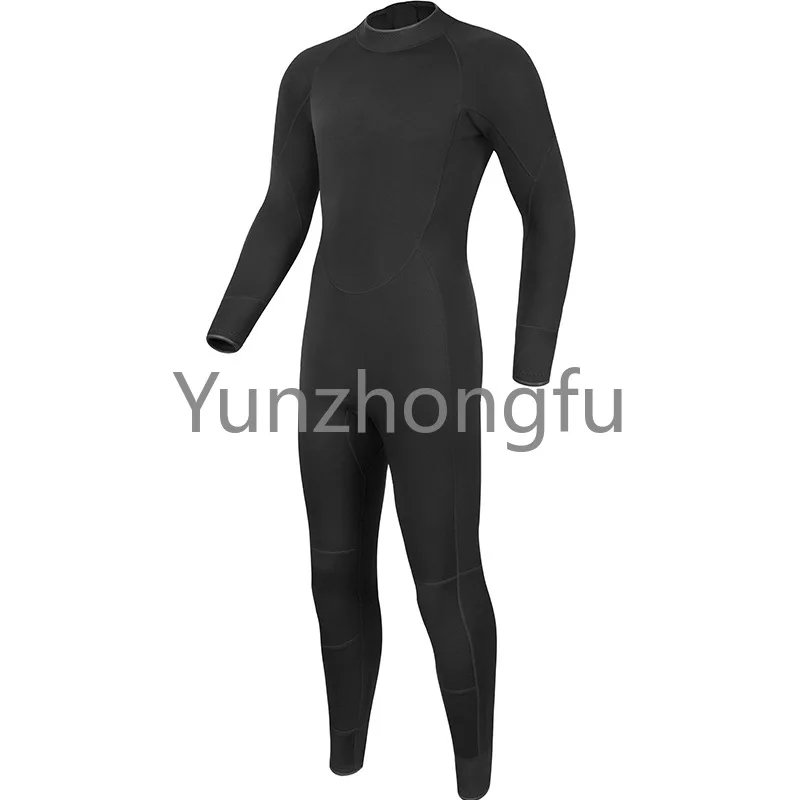 

New 3MM unisex diving suit, one piece water suit, snorkeling suit, long sleeved surfing suit, back zipper style