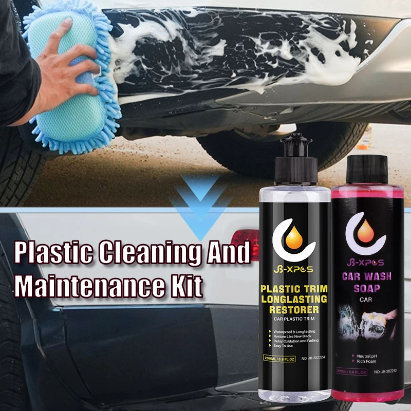 

Plastic Restorer Back To Black Gloss Car Cleaning High Concentration Super Foam Automotive Shampoo Car Wash Supplies