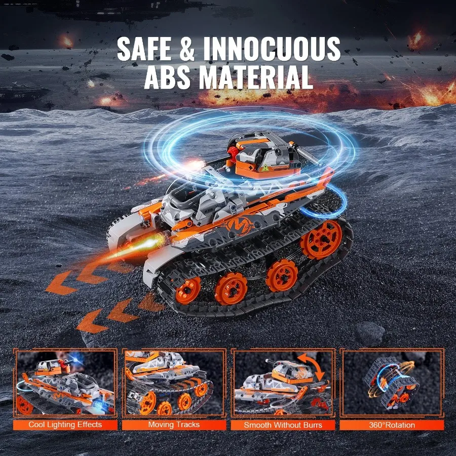 Remote And Toys Robot 554 For Control 5 Car PCS App In Building 1 STEM_voghion.com