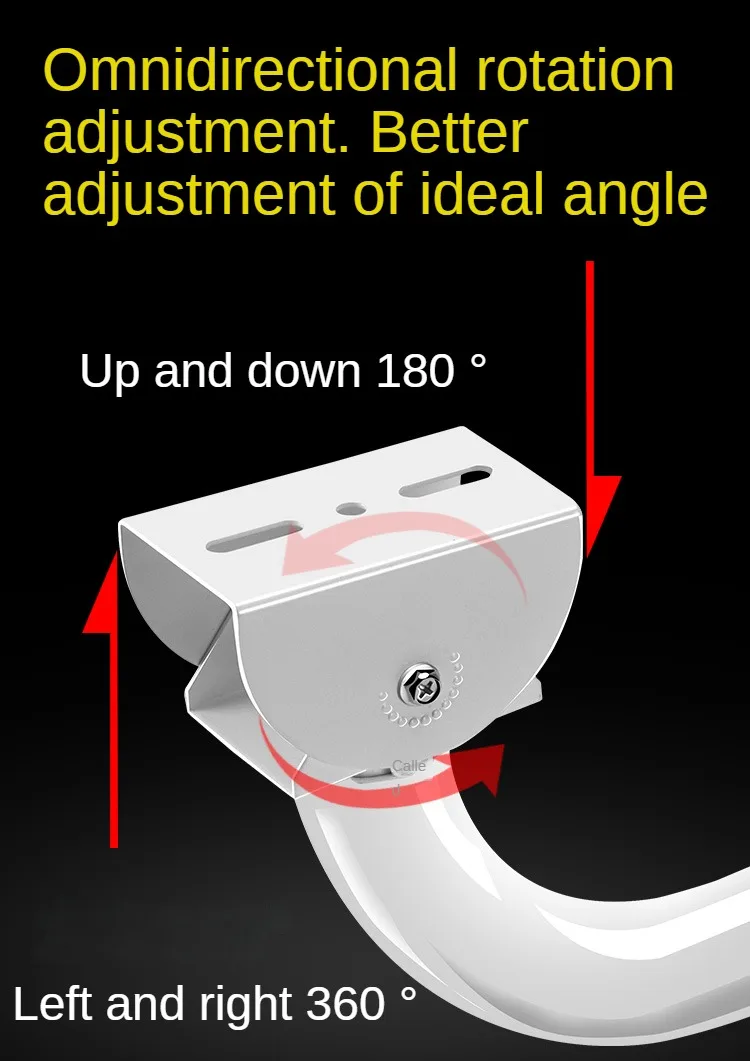 Steel Outdoor Monitoring Rod Bracket, Universal Base for Holding Column, Vertical Pole Mounts for CCTV IP Security Camera