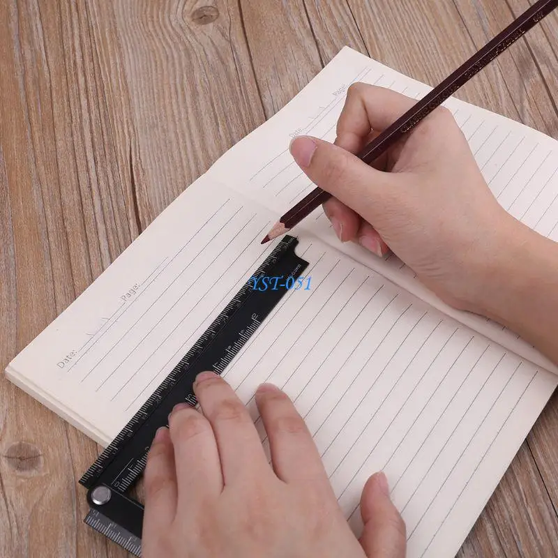 

E15A Folding Ruler 30cm/12-inch Measurement Ruler Clear Scale Measuring Ruler Drawing