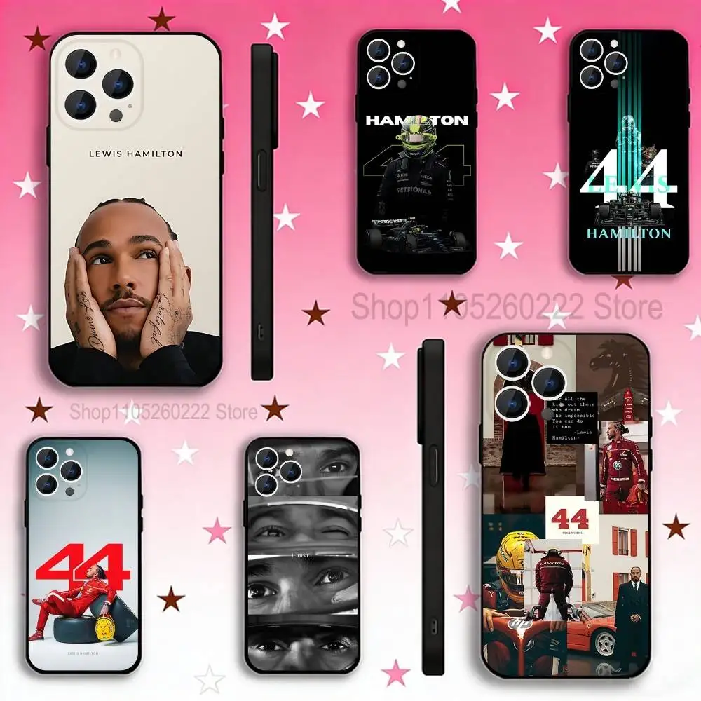 

L-Lewis 44 Hamilton Phone Case For iPhone 17,16,15,14,13,12,11,Pro,Max,Plus,E,Air,Mini Protective Black Cover