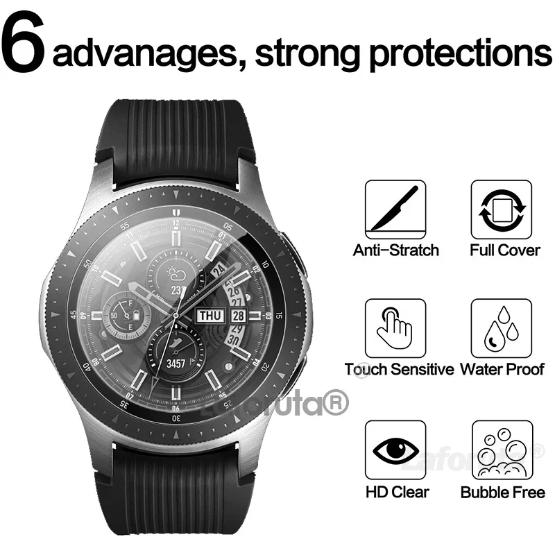 Screen Protector For Galaxy Watch 2 Tempered Glass 2 42mm 46mm 3 41mm 45mm Classic Tempered Glass Protective Film for Samsung