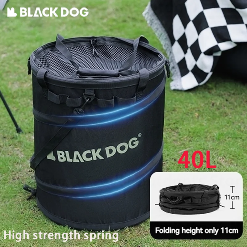 

Naturehike BLACKDOG Camping Bucket Bag Outdoor Portable Foldable Large Capacity Multifunction Sundries Dirty Clothes Storage Bag