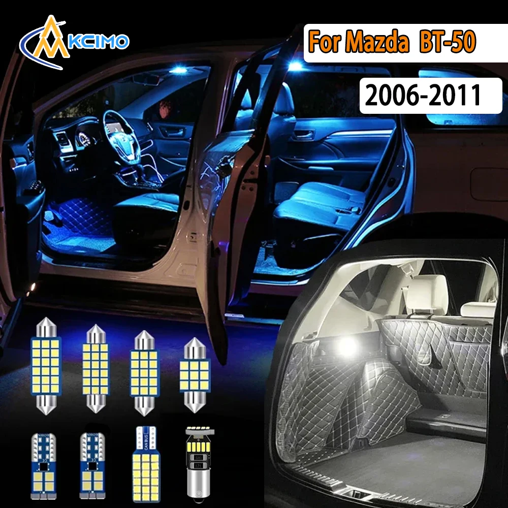 

Canbus LED Interior Light Kit For Mazda BT-50 2006-2011 Super Bright Dome Map Door Lights Easy Install Bulbs Set