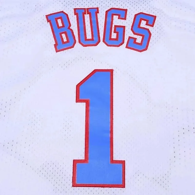 Disfraz de anime Moie Space Jam #   1 BUGS Cosplay Tune Squad Bunny camiseta de baloncesto camiseta de Halloween w1a2t nuevo 2025 Coszei