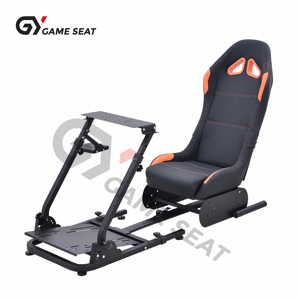 

GY033 Premium Car F1 Gaming Racing Simulator Cockpit Sim Racing Cockpit Race Car Driving Simulator Steering Wheel Mount