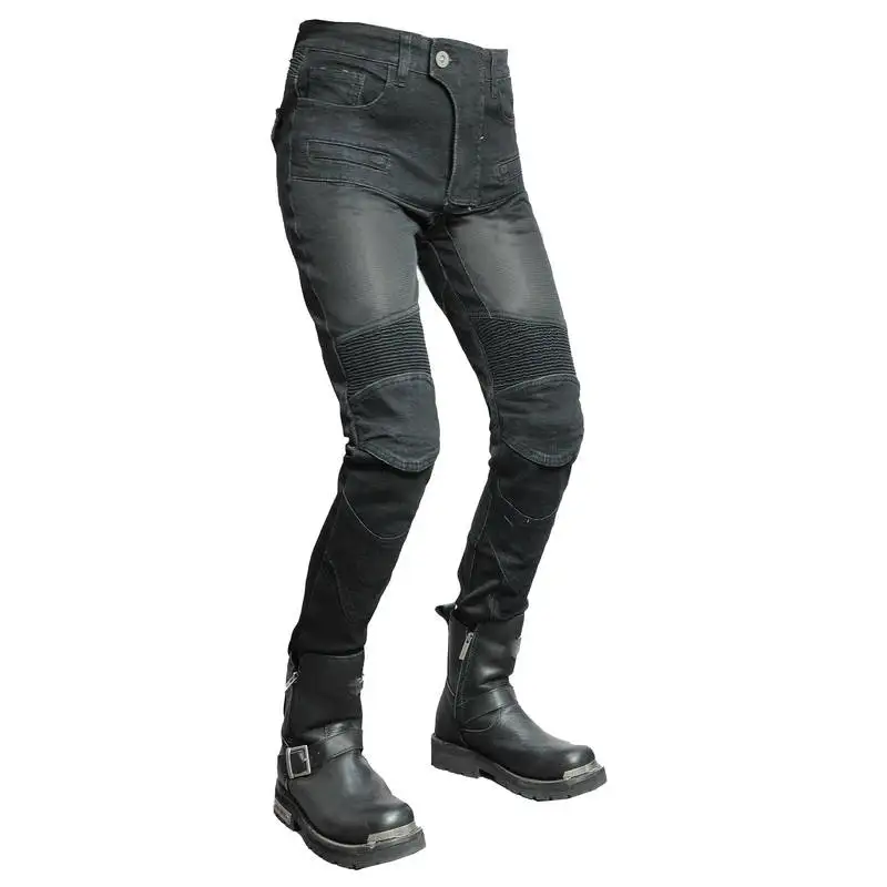 Motorbroek Pantalon Moto Jeans PK719 Vrouw Vriendjes Motor Vrije tijd Damesjeans Rijden Hoge taille Jeans Rijbroek