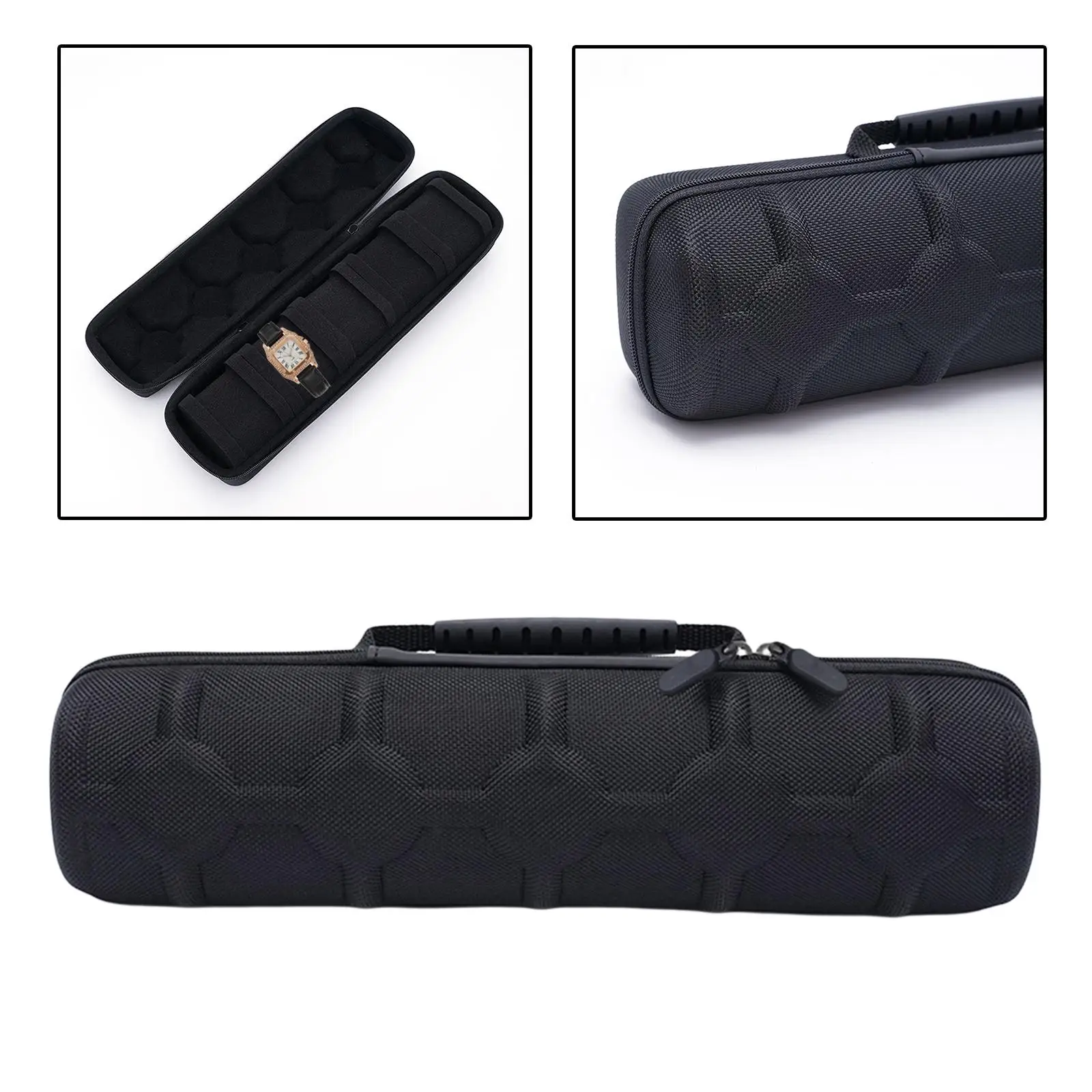 

Watch Storage Box with Secure Pillow Holder for Travel - Compact and Shockproof