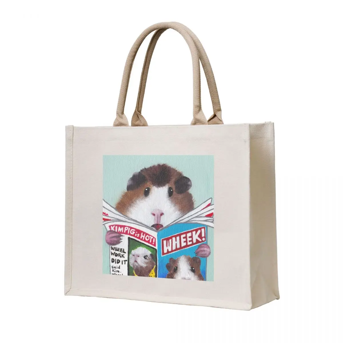 

Fun Guinea Pig Tote Bag Cloth bags Woman shopper bag canvas tote bag Gift