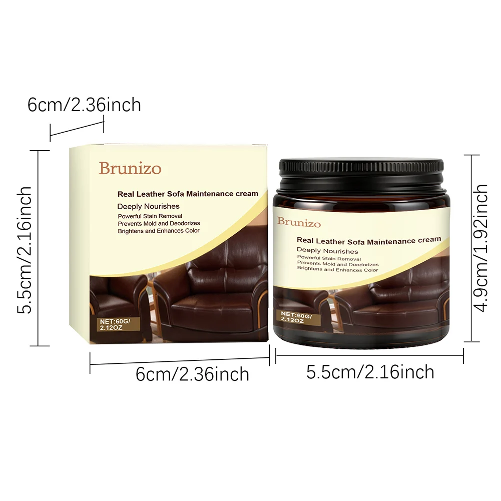 Leather Sofa Care Cream Deeply Nourish Remove Stains Prevent Mold Odor Brighten The Leather Color Leather Sofa Cream - view 6