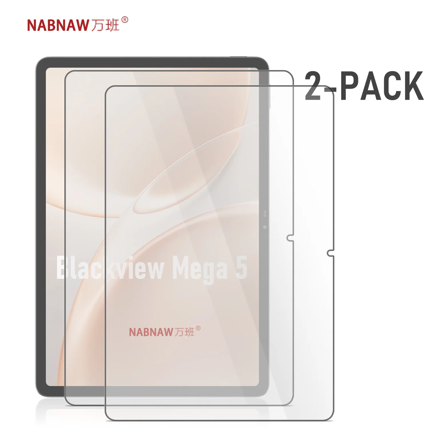 On Blackview Mega 5 Tempered Glass Film For Blackview Mega5 12.2-inch HD Screen Protector Anti-Scratch Guard Oil-Coating
