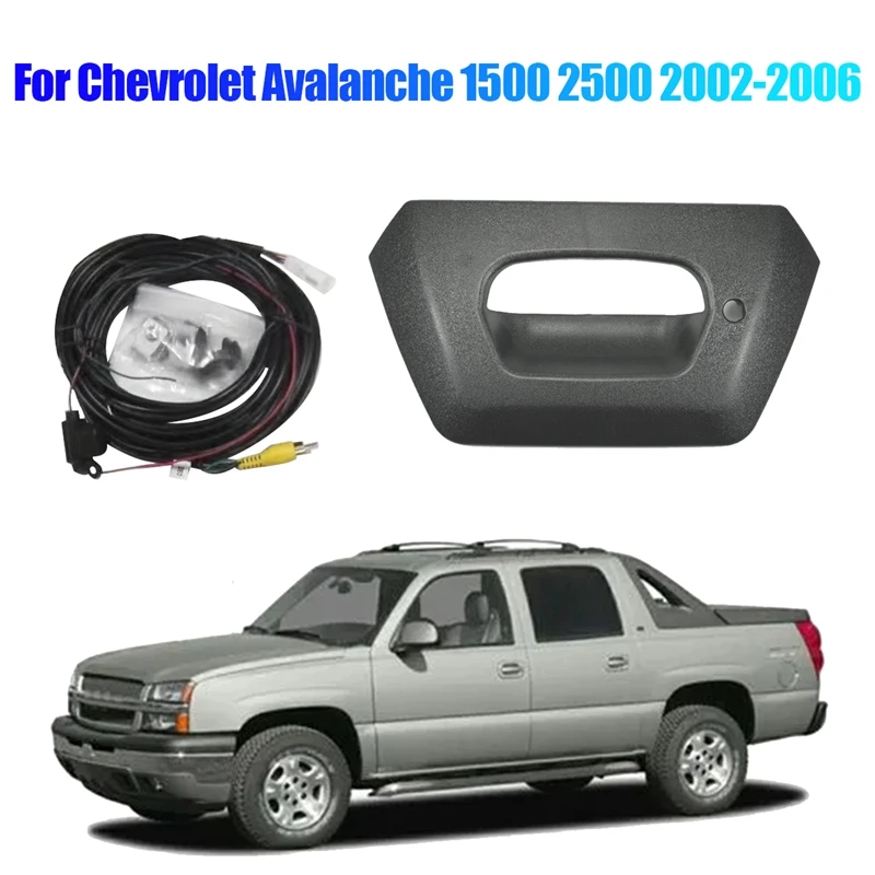 

Задняя дверь 93440179 дюйма, фотокамера для Cadillac Chevy окантовка ручки 2500 2002-2006, задняя дверь, ручка замка