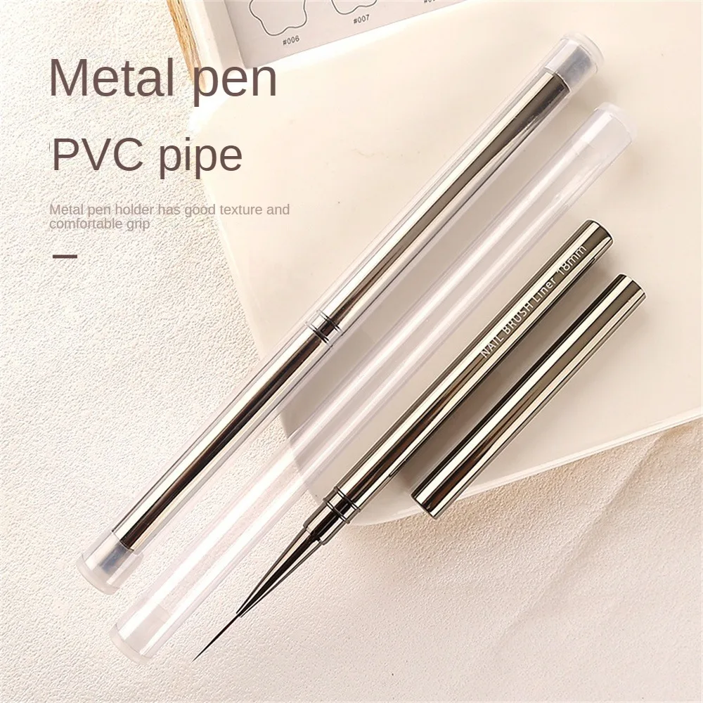 Brush Fluent Metal Suitable For Hooking Not Easy To Roll Pull Wire Pull Pen Good Texture Draw Comfortable Grip Painted Nail Pen