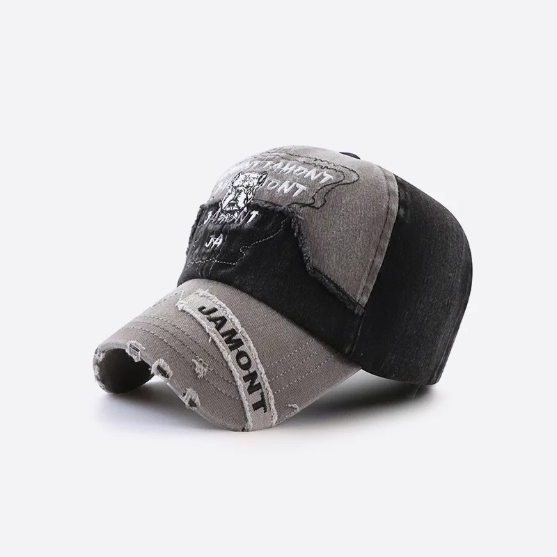 

Adult Men Women's Patch Cartoon Sunshade Puppy Baseball Cap Washed Old Children Peaked Cap Parent-child Hat