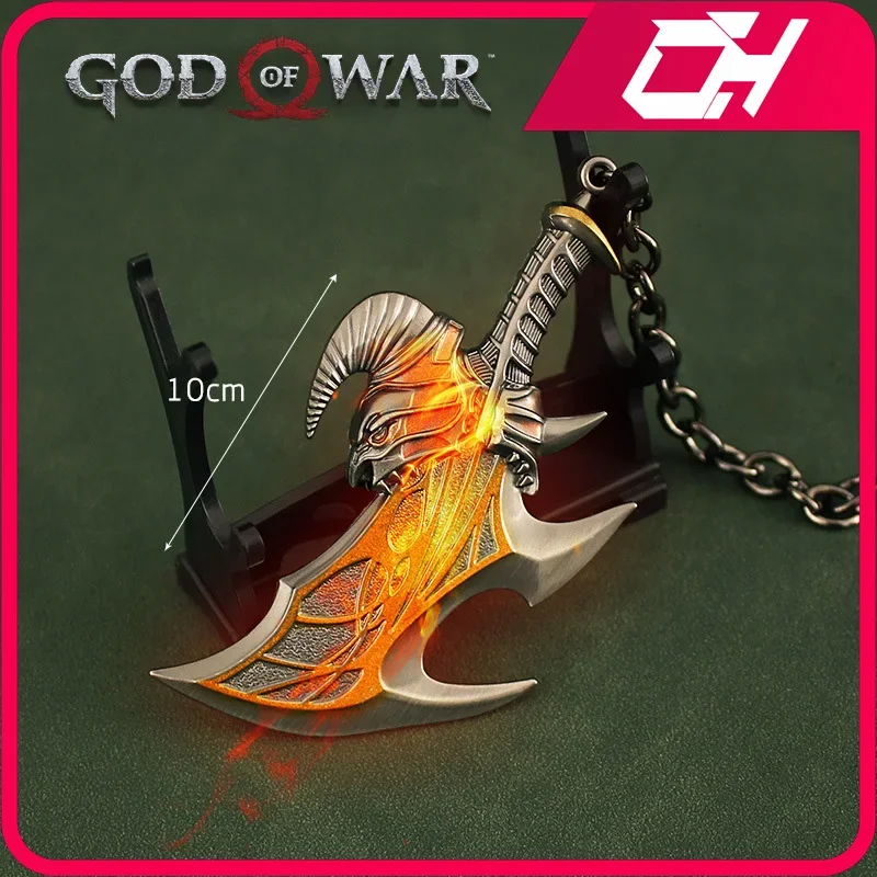 God of War-Arme Kratos The Exys Sword pour enfants, périphérique de jeu, matériau en alliage métallique, porte-clés, cadeau jouet, 10cm