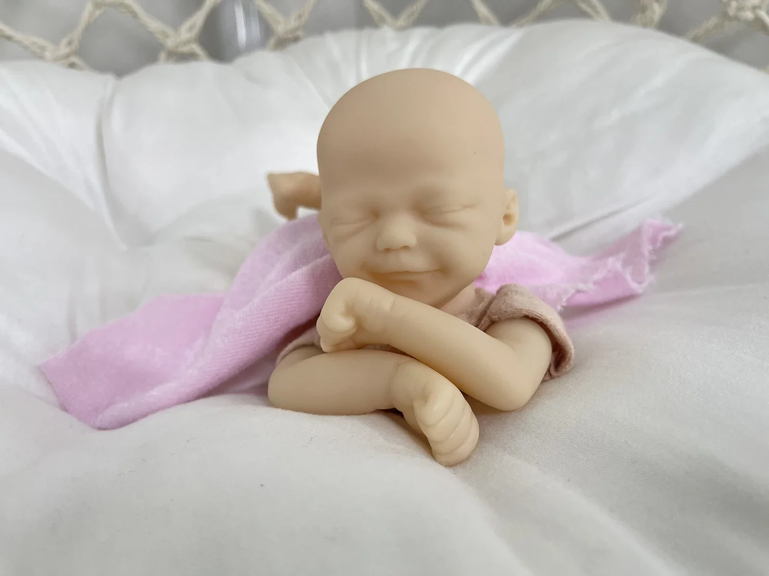 Mini Bebe Reborn Kit Zane 9 cali odrodzony zestaw winylowa lalka dla niemowląt niemalowane części dla lalek do samodzielnego zestaw części ciała do lalek Reborn