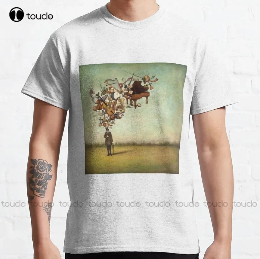Thanks For The Melodies Classic T-Shirt Womens Shirts Custom Aldult Teen Unisex Digital Printing Tee Shirt Xs-5Xl Cotton Shirts