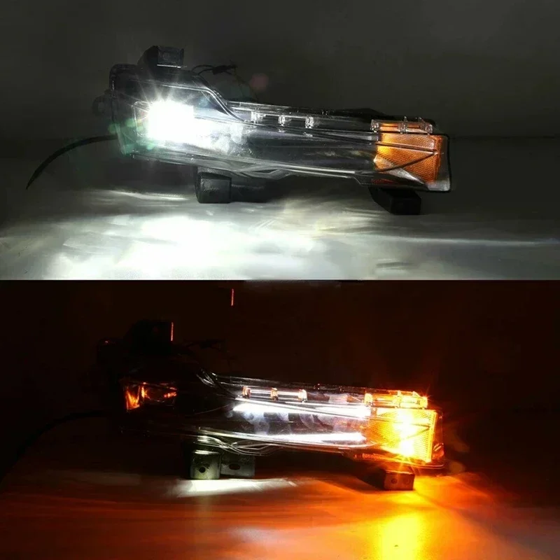 US Version Car Front Fog Light for Tesla Model 3 / Y 2017-2023 Driving Lamp LED DRL Amber Left&Right 2022 2021 2020 2019 2018