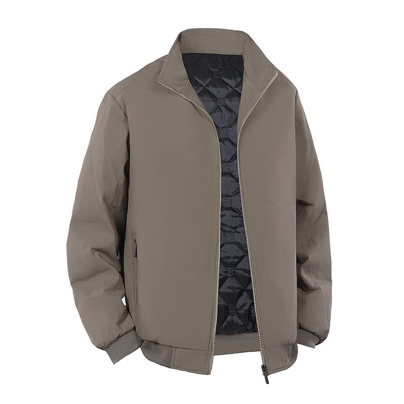 8XL Winterjacken für Herren, Übergröße, Business-Büro-Mantel, lässige Herren-Winterjacke, einfarbig, luxuriöse Oberbekleidung, 6XL 7XL – Detail 10