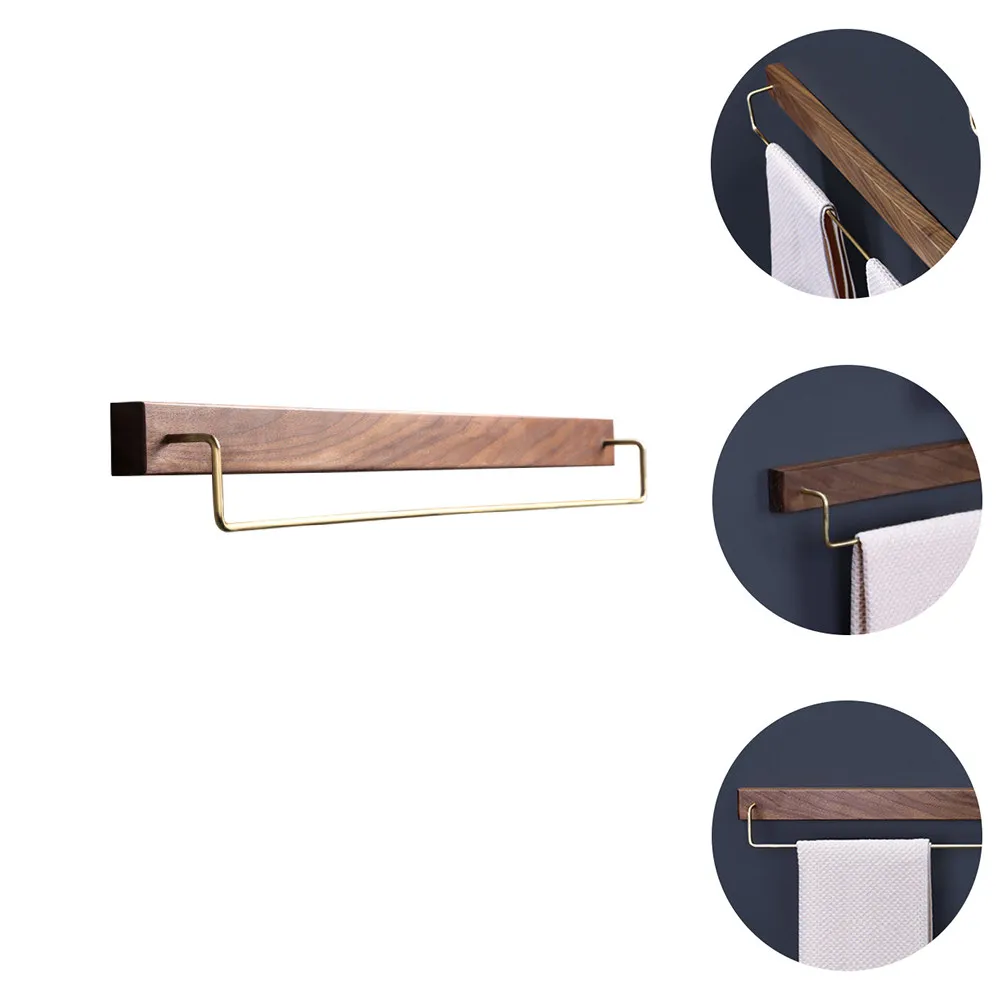 

Bathroom Towel Rack Wall Mount Heavy Duty Premium Material No Drill Adhesive Towel Organizer for Kitchen and Bathroom Storage