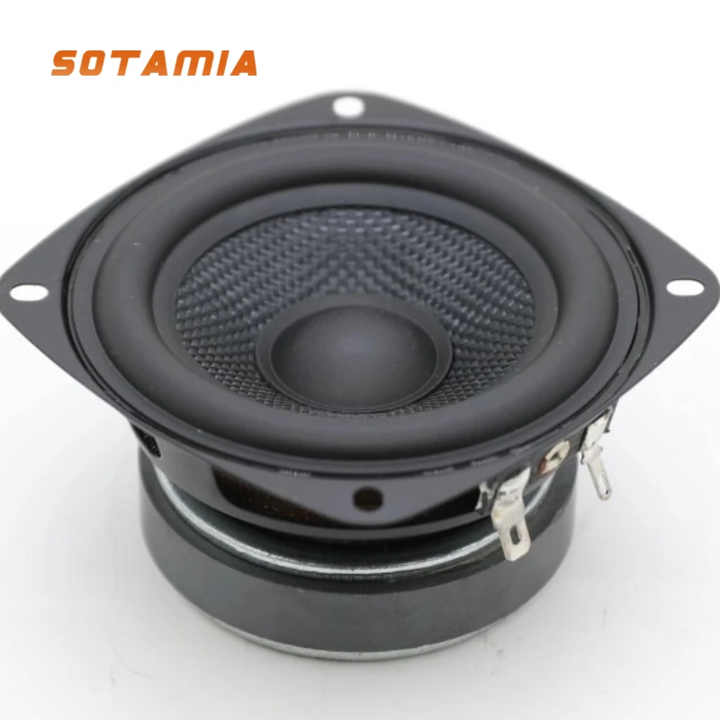 

SOTAMIA 1 шт. 3,5-дюймовый сабвуфер 8 Ом 20 Вт Высокое качество плетеный динамик для бассейна домашний кинотеатр звуковая система Bluetooth звуковая коробка