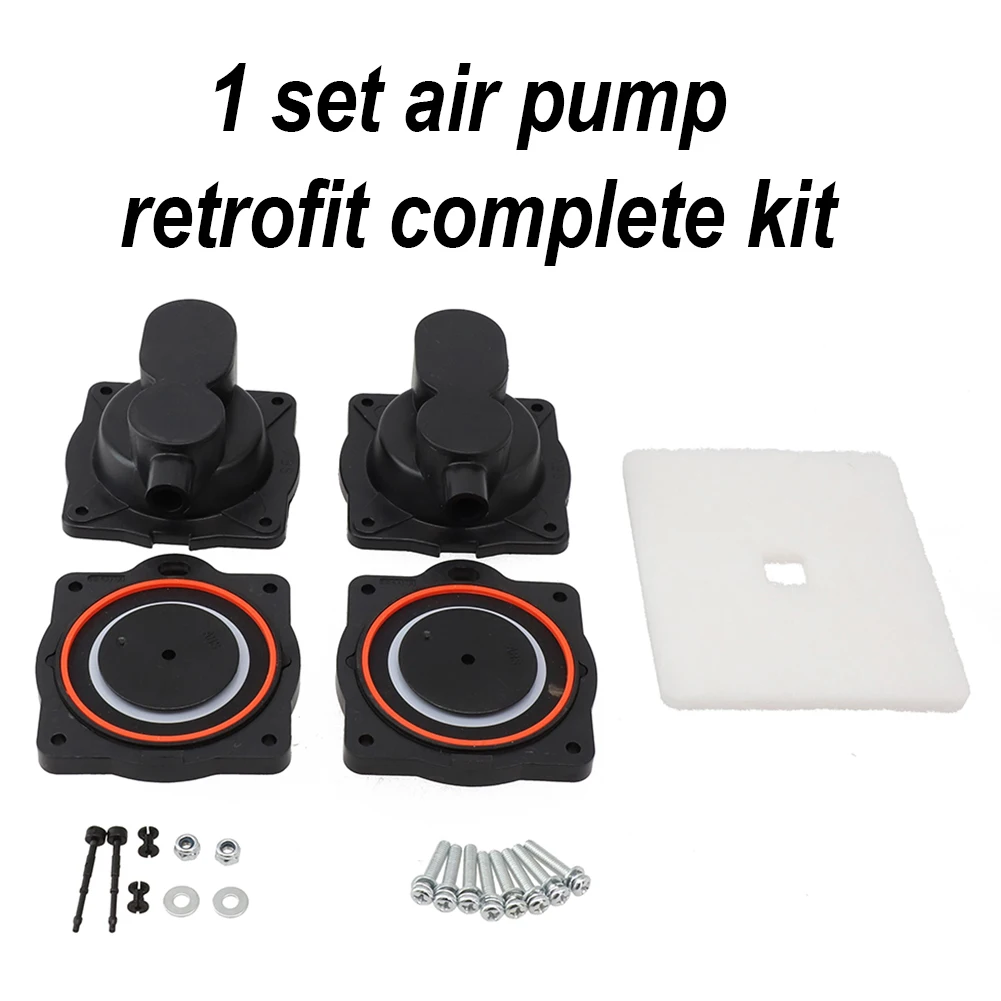 For HP 80 Repair Kit Rebuild Your For For HP6080 Air Pump 8 Screws 2 Air Filters Plastic Safety Screws 2 Hole Clamps