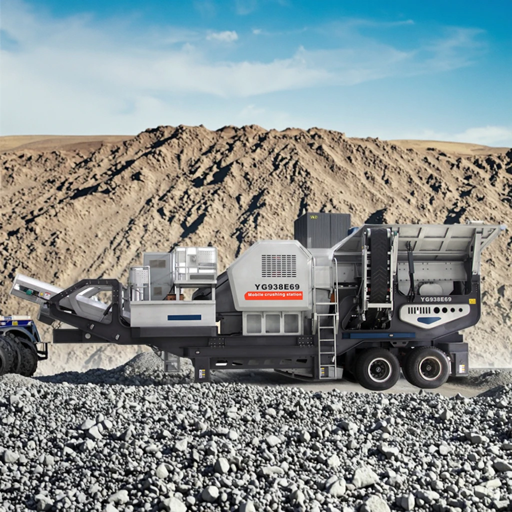 Hot Sale Portable Movable Gold Concrete Mobile  Crushing Use Construction Manufacturing