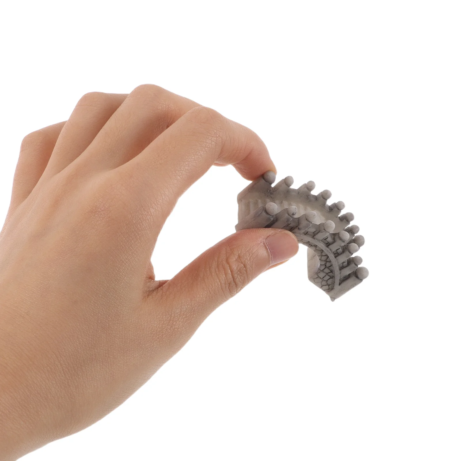 

8Pcs Micro Landscape Bridge Resin Craft Chinese Arch Bridge Mini Garden Accessory Fairy Garden Decoration Bonsai Terrarium Decor