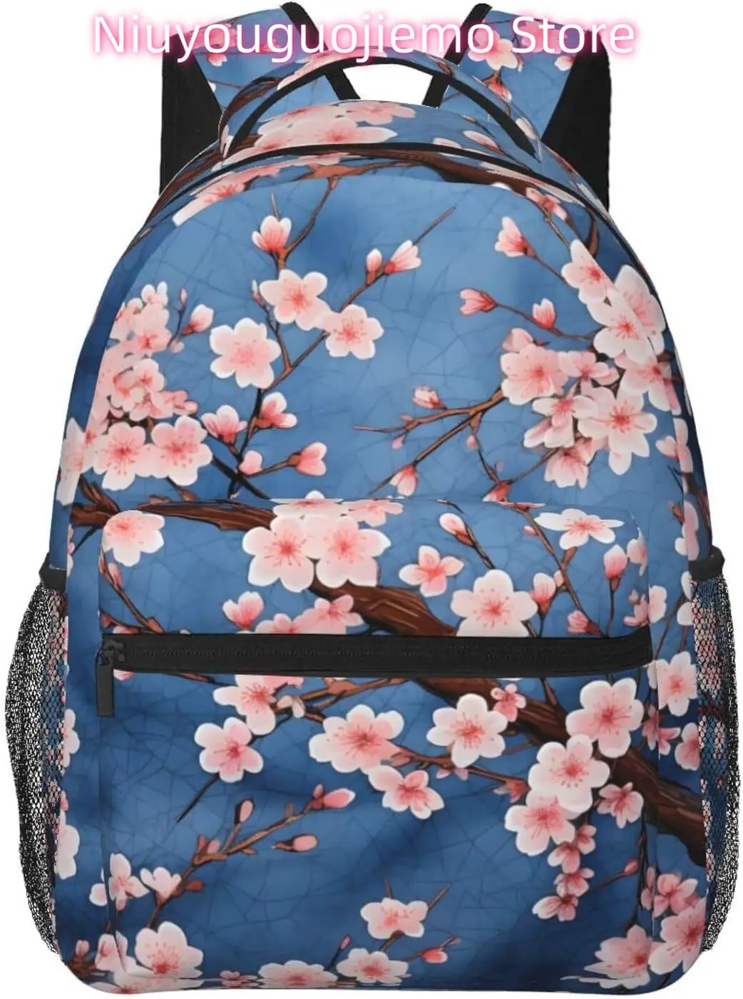 

laptop bag back to school Japanese Cherry Lightweight Laptop Backpack Lightweight Multipurpose Travel Casual Daypack Unisex Col