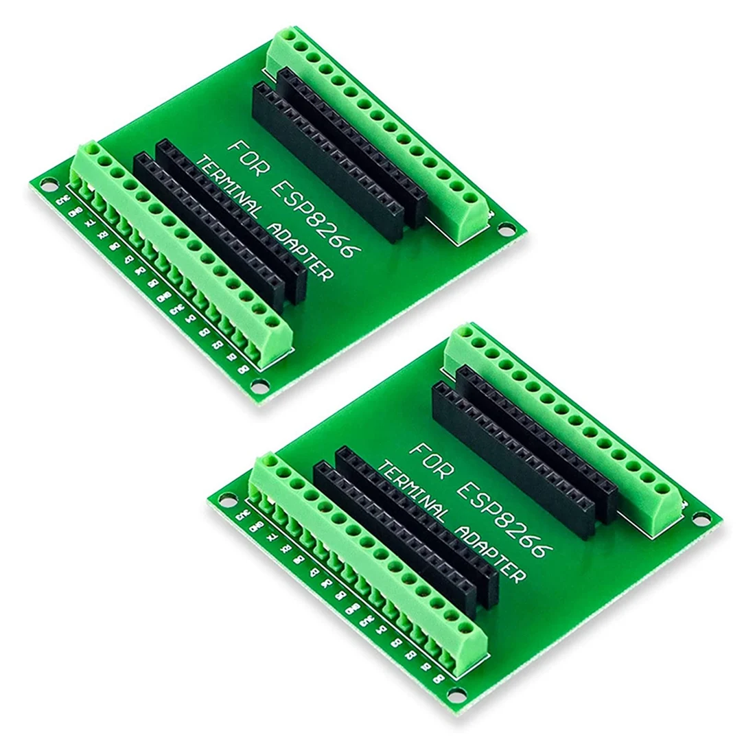 

2PCS ESP8266 Breakout Board GPIO 1 Into 2 for ESP8266 ESP-12E NodeMCU Development