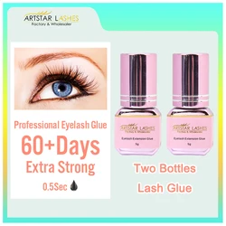 Wholesale 5ml Eyelash Extension Glue No Irritation 0.5S 1S 2S 3S  Fast Drying Glue for Eyelashes Private Label Customization