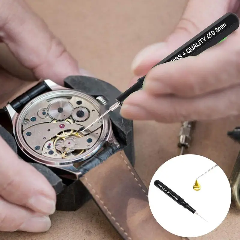 

Watch Oil Pen Professional Watch Oil Needle Precise Watch Repair Tool Different Size Oiler Pen Needle For Watchmaker Watches