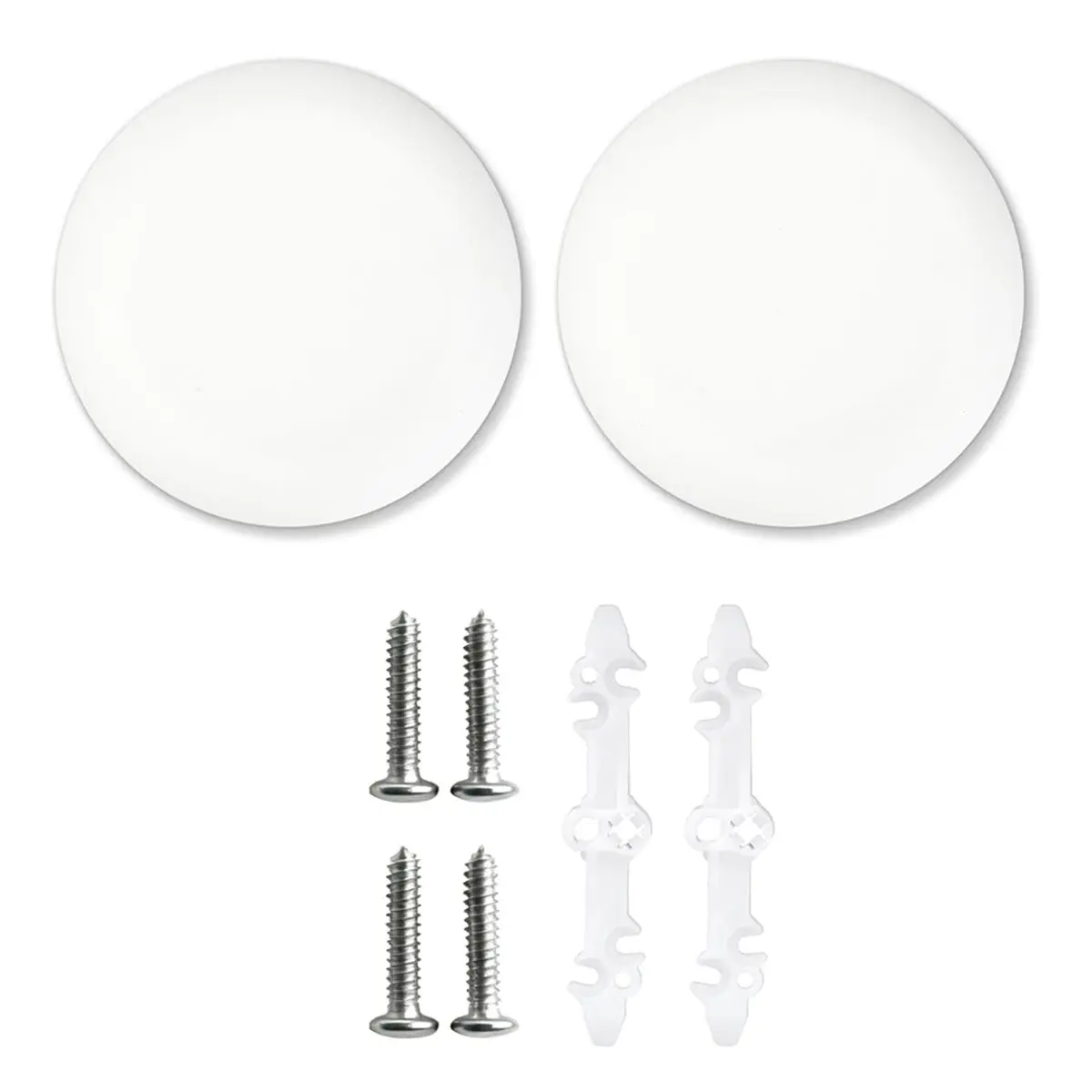 MALL 2pcs Ceiling Cover Plate, Round Electrical Box Cover for 3-1/2