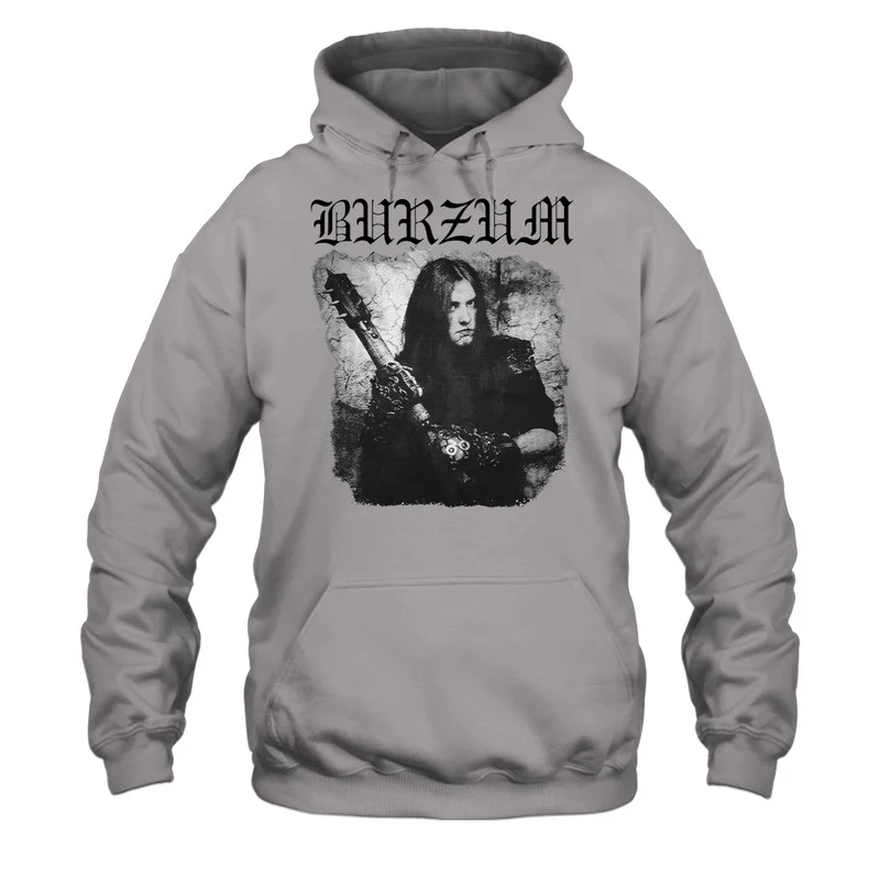 Burzum Men's Hoodie Men's and Women's Fashion Simple Long sleeved Y2 Style K Pullover Street Trend Harajuku Large Sweatshirt