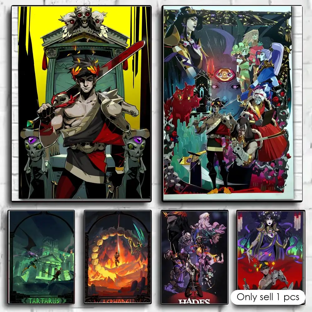 Poster Art poster movie mural family childrens room wall decoration print Gift Action RPGs Legend H-Hades