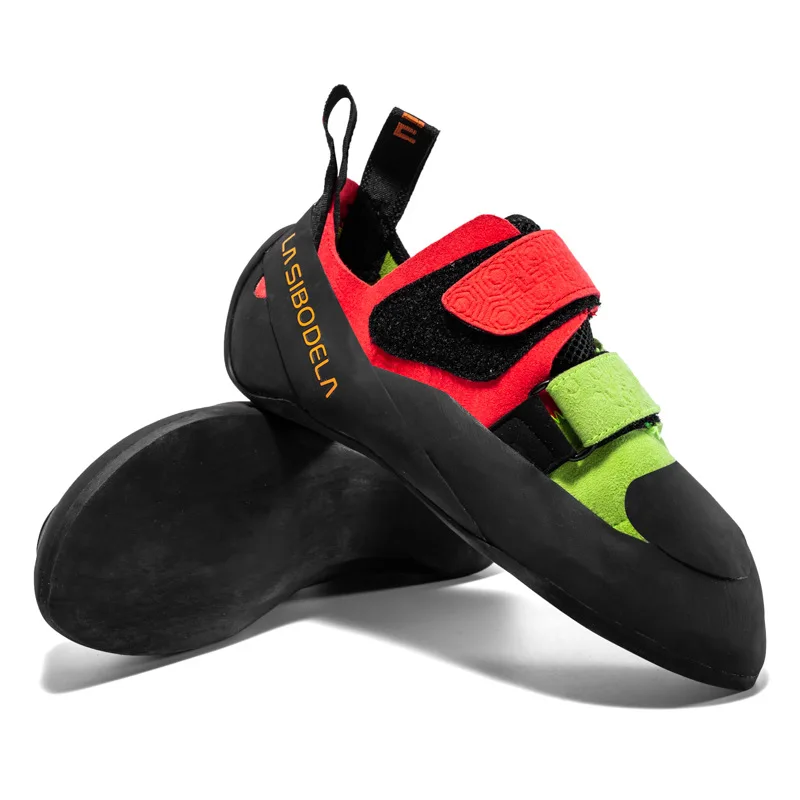 

High Quality Comfortable Outdoor Non-slip Sports Wall Student Rock Breathable Custom Mountain Men Kids Climbing Shoes