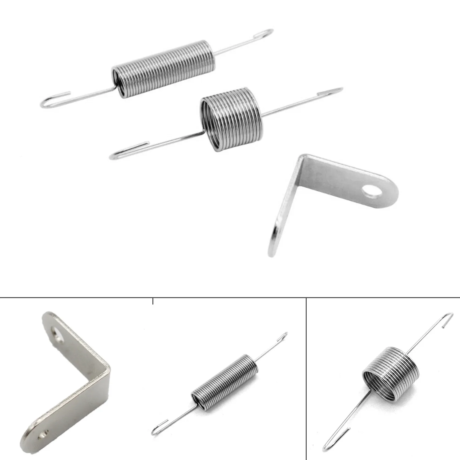 Chrome Throttle Return Spring Bracket Double Spring For SBC BBC 302 350 Parts & Accessories Wear Parts Brand New