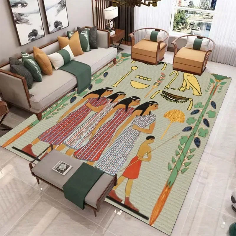 مصر القديمة الحضارة المعيشة السجاد غرفة المعيشة لينة حمام الحصير غرفة ديكور السجاد غرفة نوم باب الحصير منطقة السجاد للوسائد الإضافية