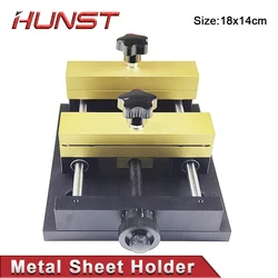 HUNST Metal Sheet Holder Marking Attechment Fixed Bracket Metal Fixture for Fiber Laser Engraving Machine Card Cutting