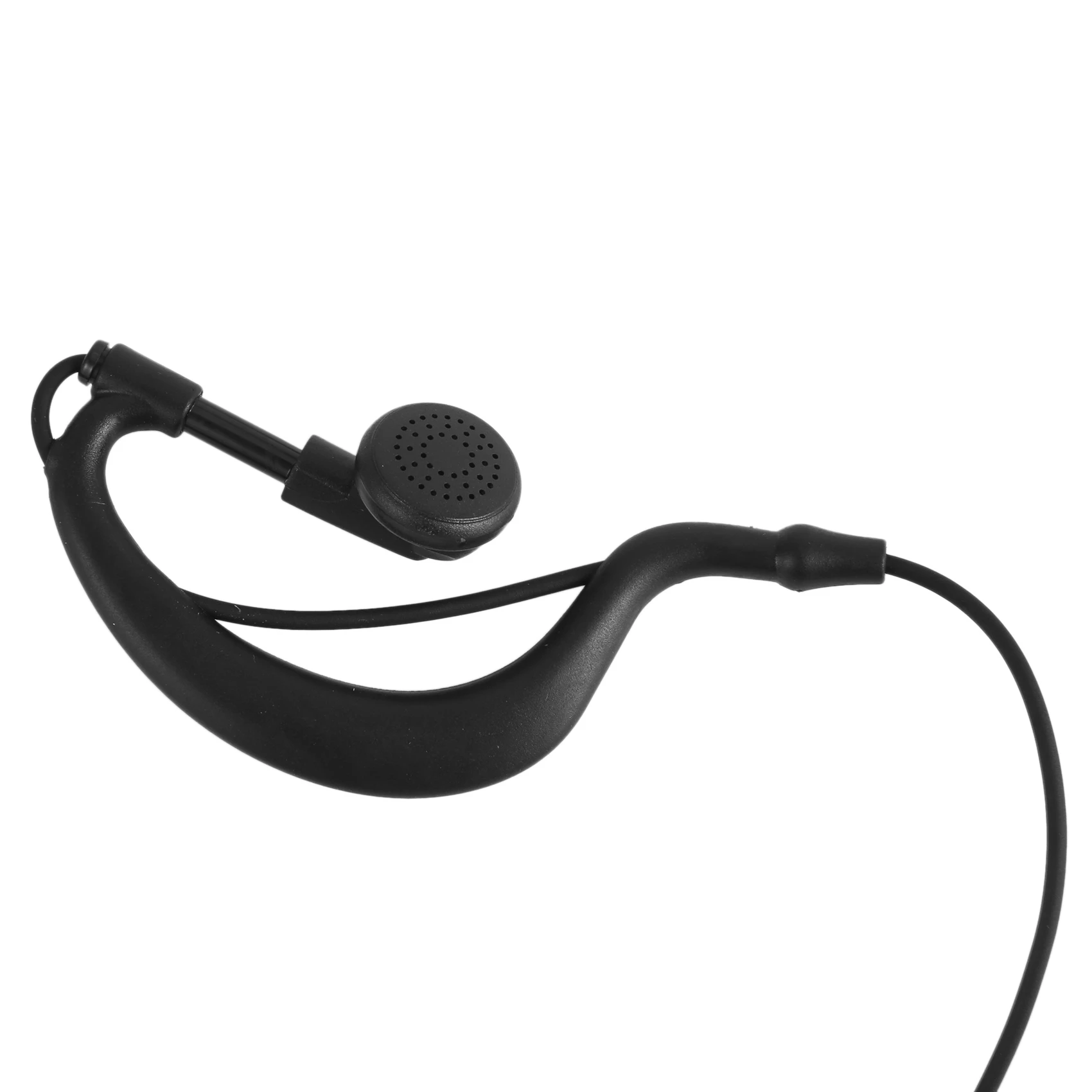 Casque d'écoute en forme de G à 2 broches, micro pour radio bidirectionnelle, talkie walperforé, sécurité pour MendBAOFENG