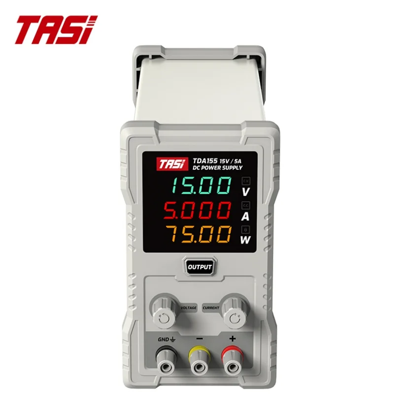 TASI TDA155 15V 5A Digital DC Power Supply 110V Input Lab Electronic Maintenance Circuit for Industry Applications