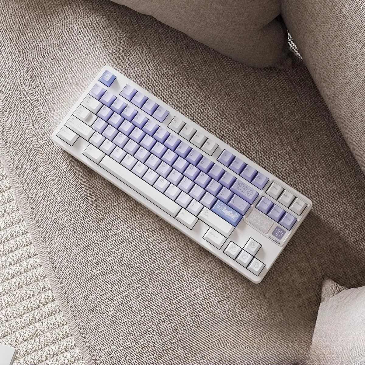 LUMOKEYS ماجيك أرنب ماستر موضوع كيكابس PBT صبغ الكمبيوتر الكرز الشخصي كيكاب قبعات المفاتيح المخصصة للهدايا لوحة المفاتيح الميكانيكية